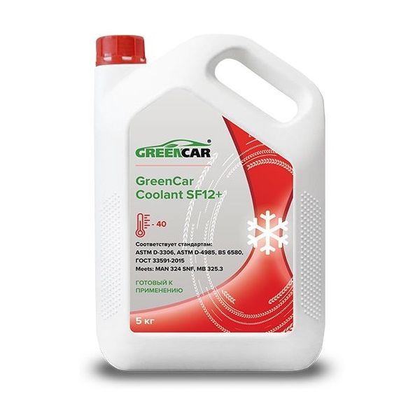 GreenCar Coolant SF12+, 5 кг